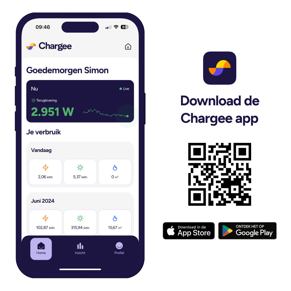 Sparky 3 - Realtime P1 meter - Inzicht in je energieverbruik via een app